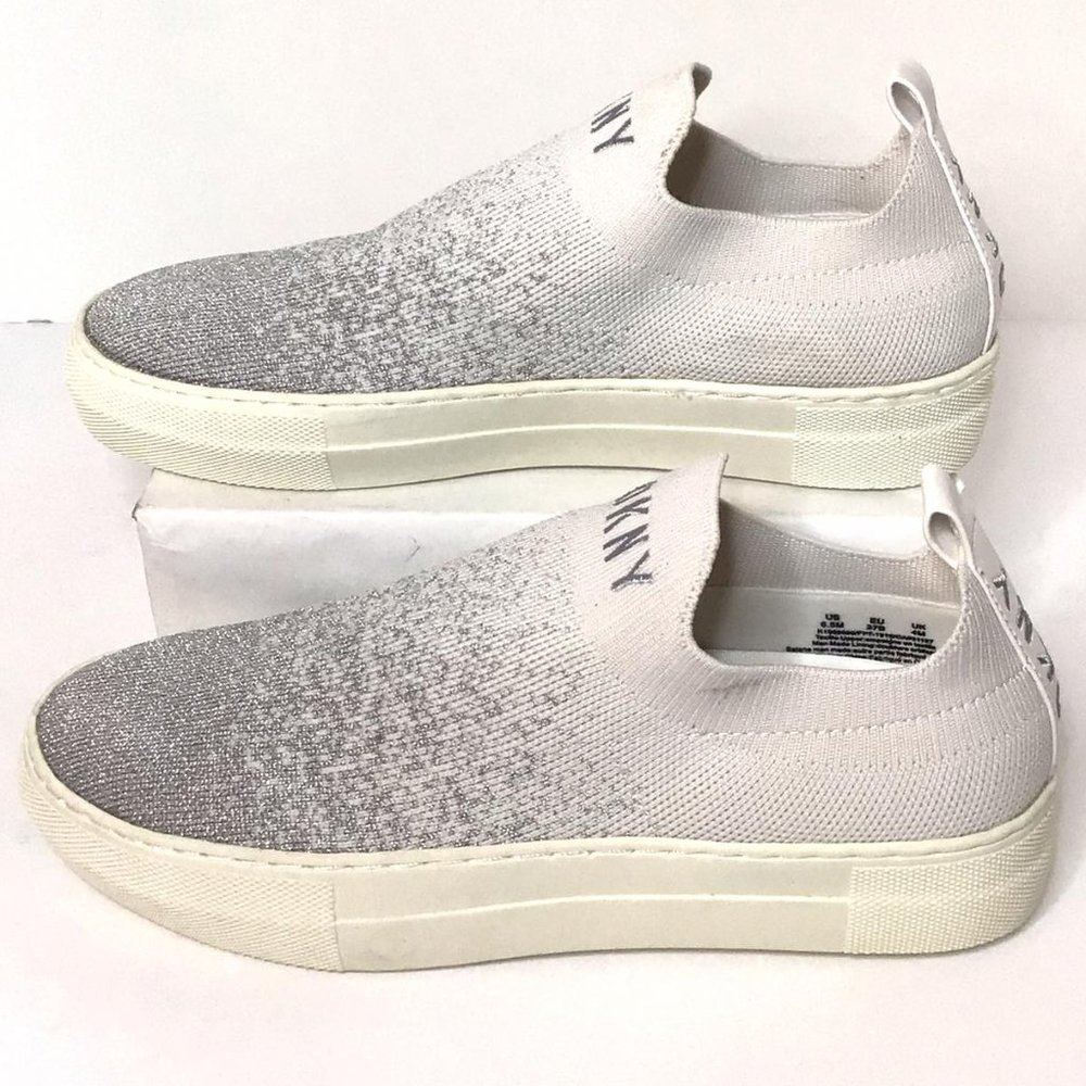 NEW! DKNY Women's Shimmer Slip On Sneakers
